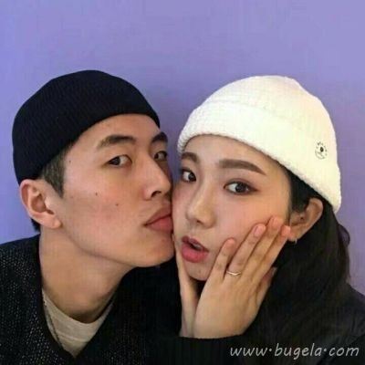 欧美时尚一对QQ情侣头像图片