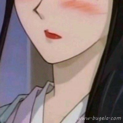 动漫高冷红唇霸气女生头像 韩系二次元红唇女生头像图片