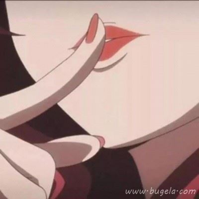 动漫高冷红唇霸气女生头像 韩系二次元红唇女生头像图片