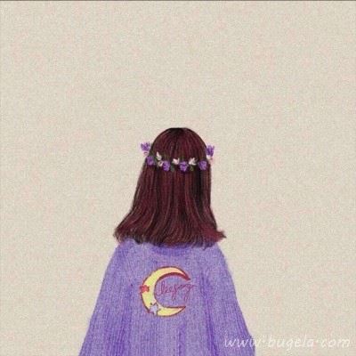 好看的动漫少女背影头像 合适女生的微信头像图片