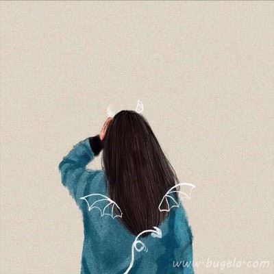 好看的动漫少女背影头像 合适女生的微信头像图片