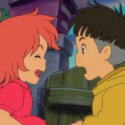 波妞和宗介的情侣头像一人一半 不明显图片