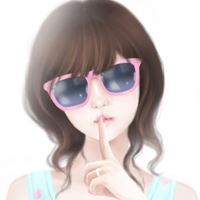 手绘短发美女唯美大_动漫头像_爱扣扣网图片