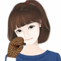 手绘短发美女唯美大_动漫头像_爱扣扣网图片