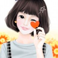 唯美插画手绘美女_动漫头像_爱扣扣网图片