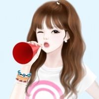 唯美插画手绘美女_动漫头像_爱扣扣网图片