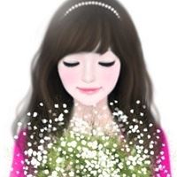 唯美插画手绘美女_动漫头像_爱扣扣网图片