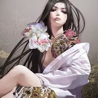 最美古典美女古风_动漫头像_爱扣扣网图片