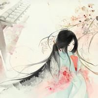 最美古典美女古风_动漫头像_爱扣扣网图片