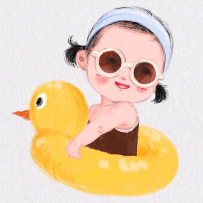 小女孩萌萌哒_动漫头像_爱扣扣网图片