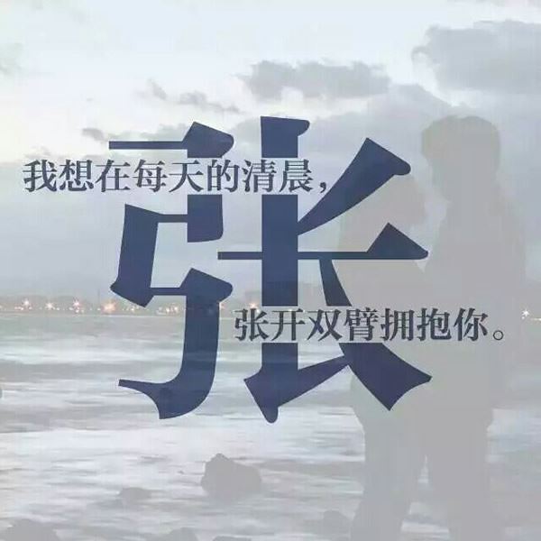 带自己姓氏的头像图片