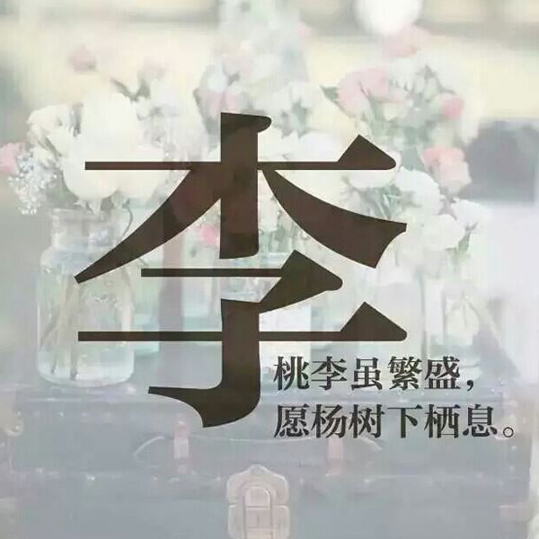 带自己姓氏的头像图片