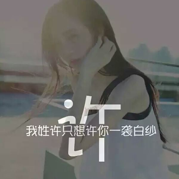 带自己姓氏的头像图片