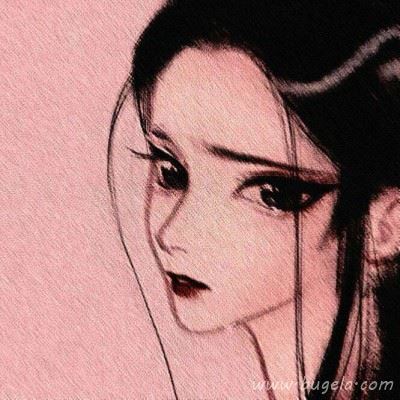 高冷动漫女头像 侧脸冷艳动漫女头像图片