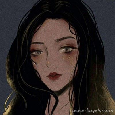 女头动漫高冷侧脸头像 帅气撩人二次元女头像图片
