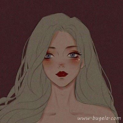 女头动漫高冷侧脸头像 帅气撩人二次元女头像图片