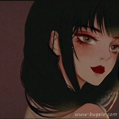 女头动漫高冷侧脸头像 帅气撩人二次元女头像图片