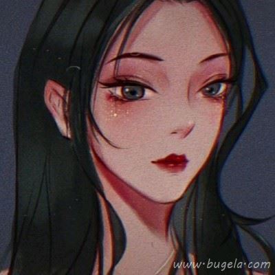 女头动漫高冷侧脸头像 帅气撩人二次元女头像图片