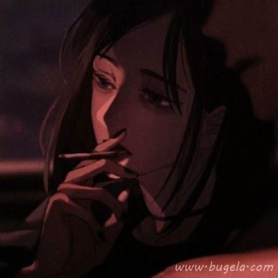 女头动漫高冷侧脸头像 帅气撩人二次元女头像图片