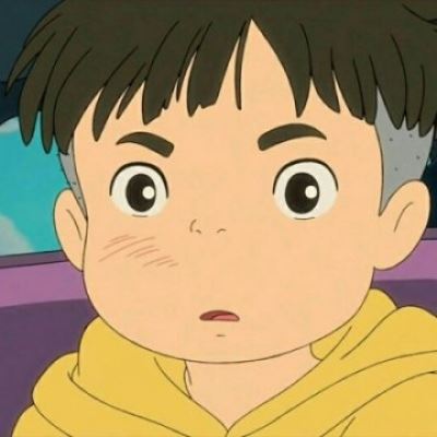 宗介波妞情侣头像一对 双人 动漫可爱图片