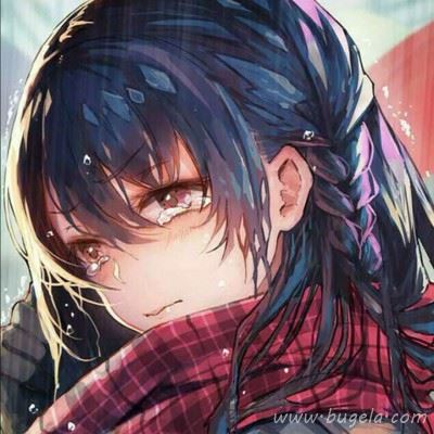 黑暗动漫女头像 二次元丧系女头像图片