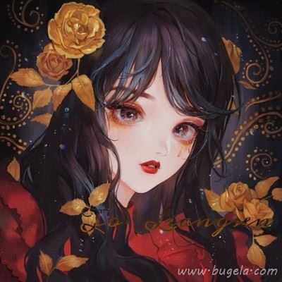 黑暗动漫女头像 二次元丧系女头像图片