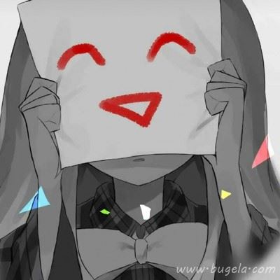 黑暗动漫女头像 二次元丧系女头像图片