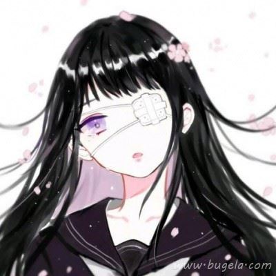 卡通女生高冷霸气头像 高冷范卡通二次元女神头像图片