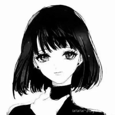 卡通女生高冷霸气头像 高冷范卡通二次元女神头像图片