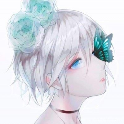 卡通女生高冷霸气头像 高冷范卡通二次元女神头像图片