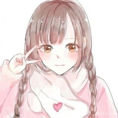 卡通女生高冷霸气头像 高冷范卡通二次元女神头像图片