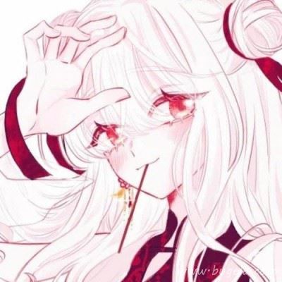 卡通女生高冷霸气头像 高冷范卡通二次元女神头像图片