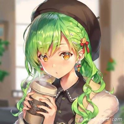 卡通女生高冷霸气头像 高冷范卡通二次元女神头像图片