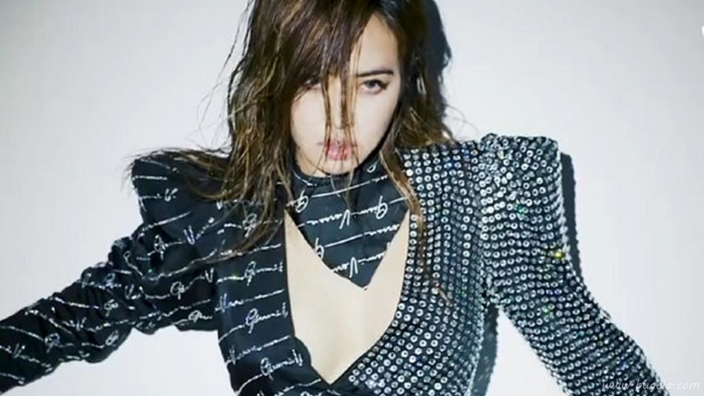 时尚大片封面蔡依林湿发造型写真图片