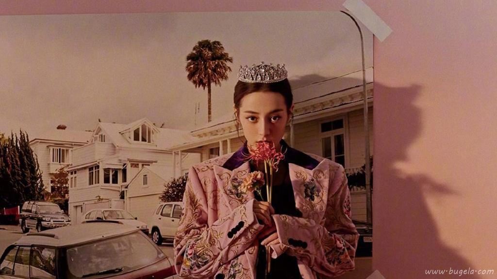 迪丽热巴复古风典范迷人写真图片