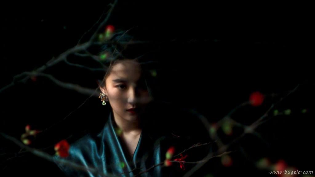 刘亦菲优雅魅力繁花时尚迷人写真图片