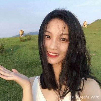 绿色小清新女生微信头像图片