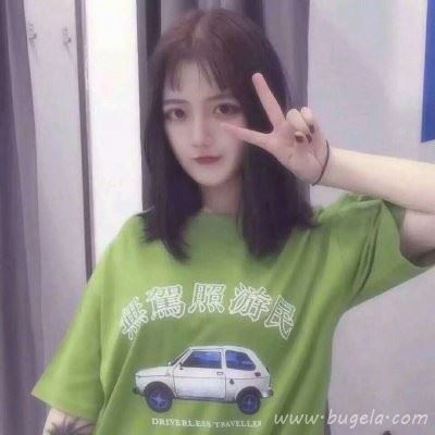 绿色小清新女生微信头像图片