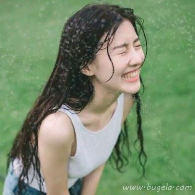 绿色小清新女生微信头像图片