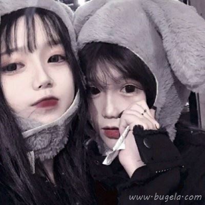 个性女生闺蜜头像图片