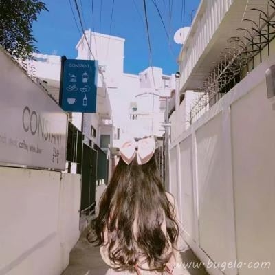 唯美女生背影头像图片