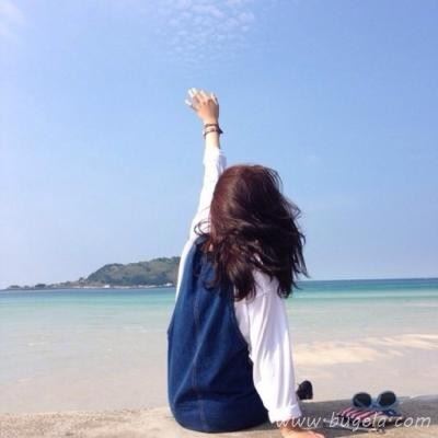 唯美女生背影头像图片