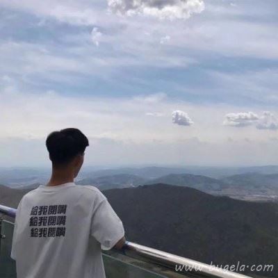 韩版情头双人全身照一对微信头像图片