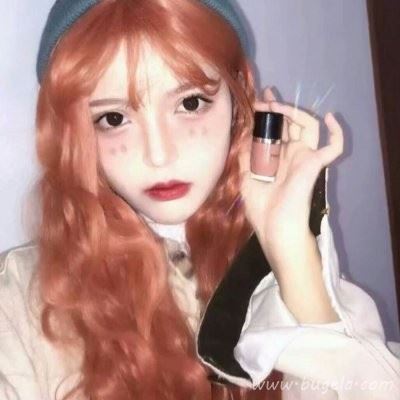 超拽霸气红色系列女生头像图片