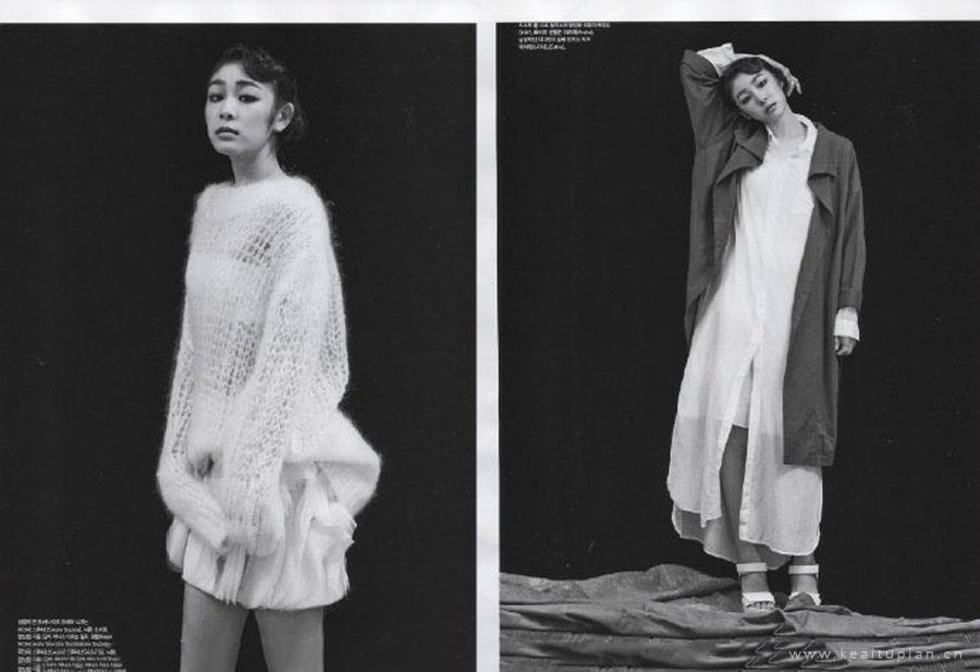 金妍儿黑白风格优雅写真图片