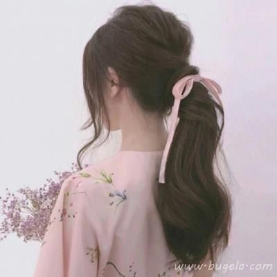 唯美女生侧颜和背影头像图片