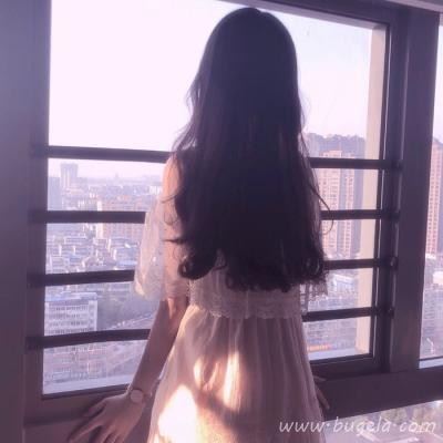 唯美女生侧颜和背影头像图片
