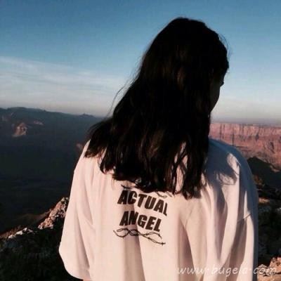 唯美女生侧颜和背影头像图片