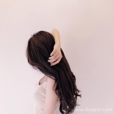 唯美女生侧颜和背影头像图片