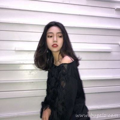 酷酷的女生真人头像图片